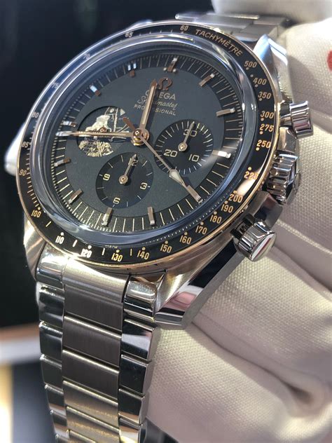 omega gold speedmaster apollo 11